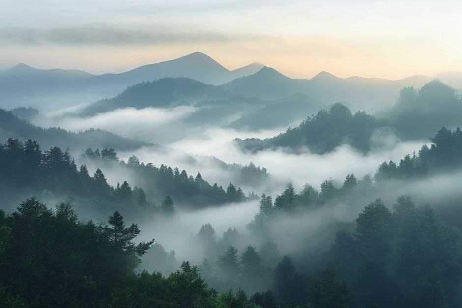 Calm morning scene  - inspirational quotes for today