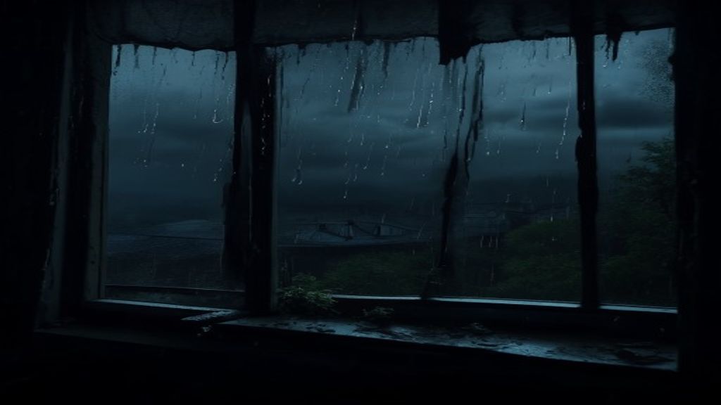 sad quotes about being lonely rain window night